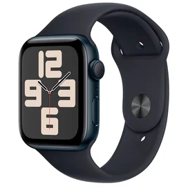 Apple Watch SE 2023 Смарт сағаты, 44mm Midnight Aluminium Case with Midnight Sport Band - M/L (MRE93) фото
