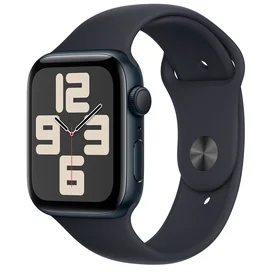 Apple Watch SE 2023 Смарт сағаты, 44mm Midnight Aluminium Case with Midnight Sport Band - S/M (MRE73) фото