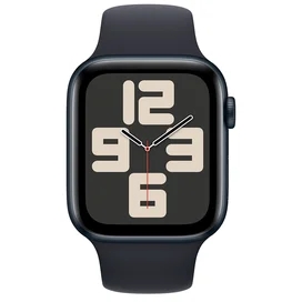 Смарт Часы Apple Watch SE 2023, 44mm Midnight Aluminium Case with Midnight Sport Band - S/M (MRE73) фото #1