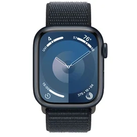 Apple Watch Series 9 Смарт сағаты, 41mm Midnight Aluminium Case with Midnight Sport Loop (MR8Y3) фото #1