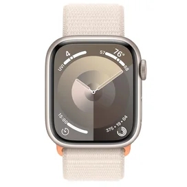 Apple Watch Series 9 Смарт сағаты, 41mm Starlight Aluminium Case with Starlight Sport Loop (MR8V3) фото #1