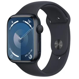 Apple Watch Series 9 Смарт сағаты, 45mm Midnight Aluminium Case with Midnight Sport Band - M/L (MR9A3) фото