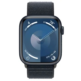 Apple Watch Series 9 Смарт сағаты, 45mm Midnight Aluminium Case with Midnight Sport Loop (MR9C3) фото #1