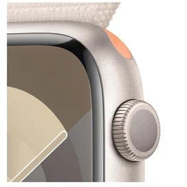 Смарт Часы Apple Watch Series 9, 45mm Starlight Aluminium Case with Starlight Sport Loop (MR983) фото #2