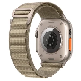 Apple Watch Ultra 2 Смарт сағаты, 49mm Titanium Case with Olive Alpine Loop - Medium (MREY3) фото #2