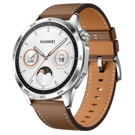Huawei Watch GT4 (46mm) Смарт сағаты, Brown Leather Strap (Phoinix-B19L) фото