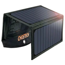 Портативная складная солнечная батарея-панель Choetech 19Вт, SunPower фото #1