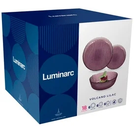 Ас-үй жиынтығы 18 бұйым Vulcano Lilac Luminarc O017 фото #1