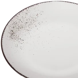 Тарелка десертная керамика 19см Lucca Winter white Ardesto AR2919WMC фото #3