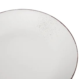 Тарелка обеденная керамика 26см Lucca Winter white Ardesto AR2926WMC фото #3