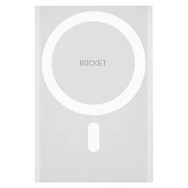 ROCKET HOLD, сыртқы аккумуляторы, PD20W 5000mAh, MagSafe, light grey (RPB503LG5000-CLM) фото #1
