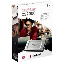Внешний SSD M.2 2TB Kingston XS2000, USB 3.2 (SXS2000/2000G) фото #3