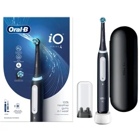 Электрическая зубная щётка Oral-B iO Series 4 Matte Black, Чёрная фото #2