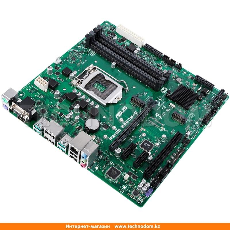Материнская плата Asus PRIME B360M-C LGA1151 4DDR4 PCI-E 1x16 2x1 (HDMI+DP+VGA) mATX - фото #2