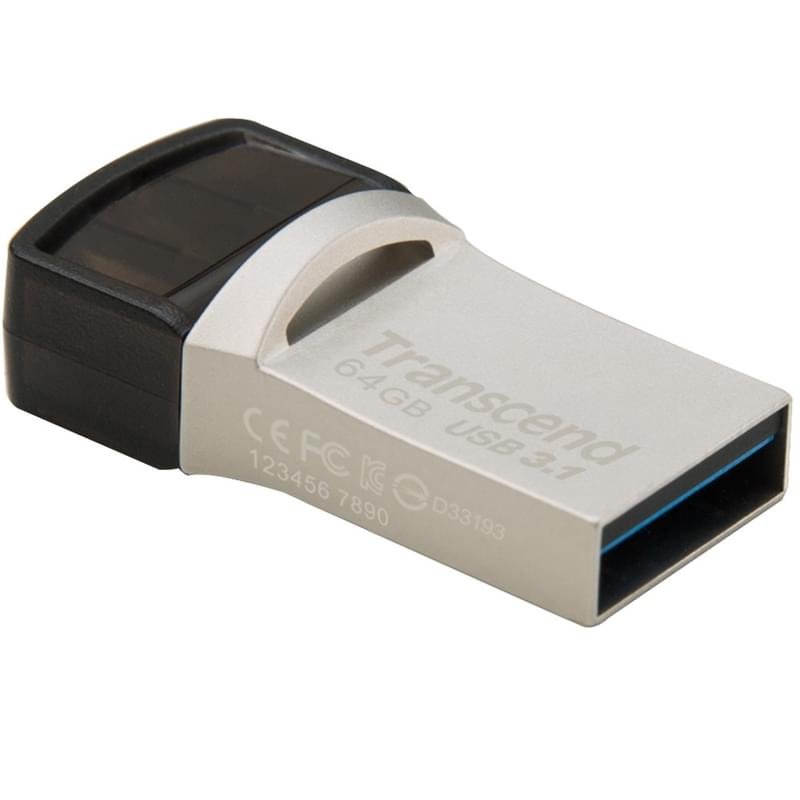 USB Флешка 64GB Transcend JetFlash 890S Type-A/C 3.1 Gen 1 (3.0) OTG (TS64GJF890S) - фото #2