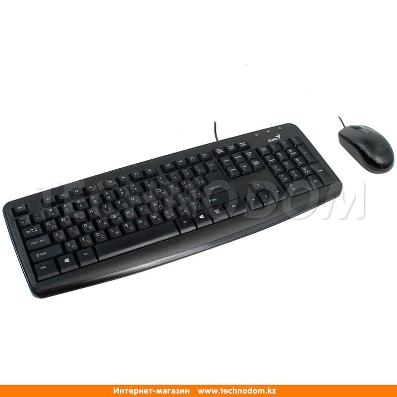 Клавиатура + Мышка проводные USB Genius KM-130 - фото #0