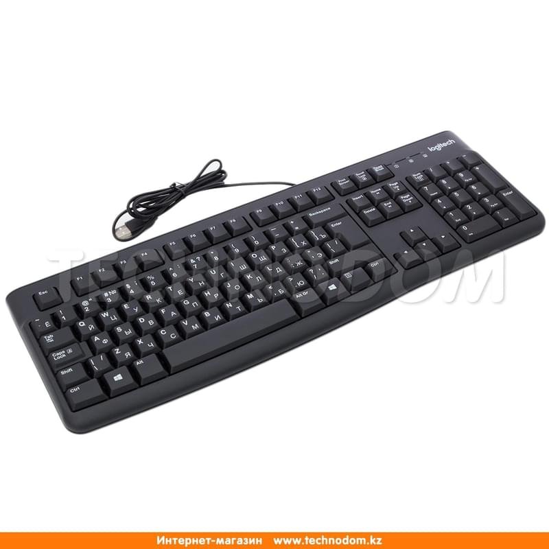 Клавиатура проводная USB Logitech K120 business, 920-002522 - купить по ...