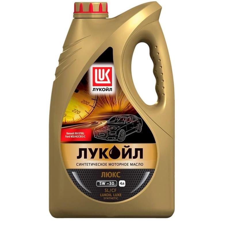 Моторное масло ЛУКОЙЛ Люкс 5W30 API Sl/CF 4л - фото #0