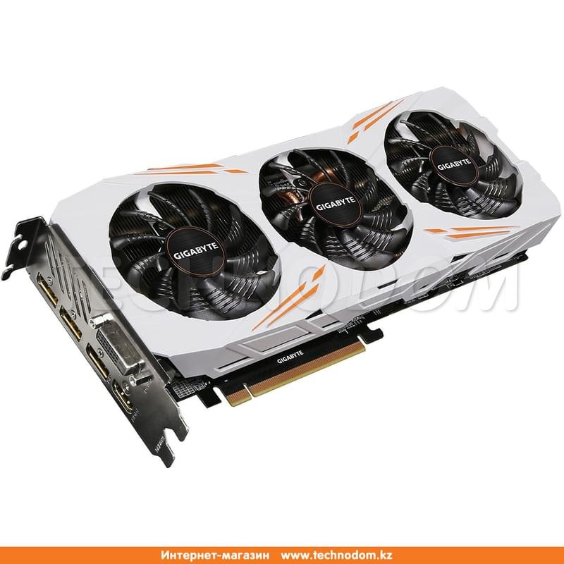 Видеокарта Gigabyte Nvidia GeForce GTX 1080 Ti 11Gb Gaming OC(DVI+HDMI+ ...