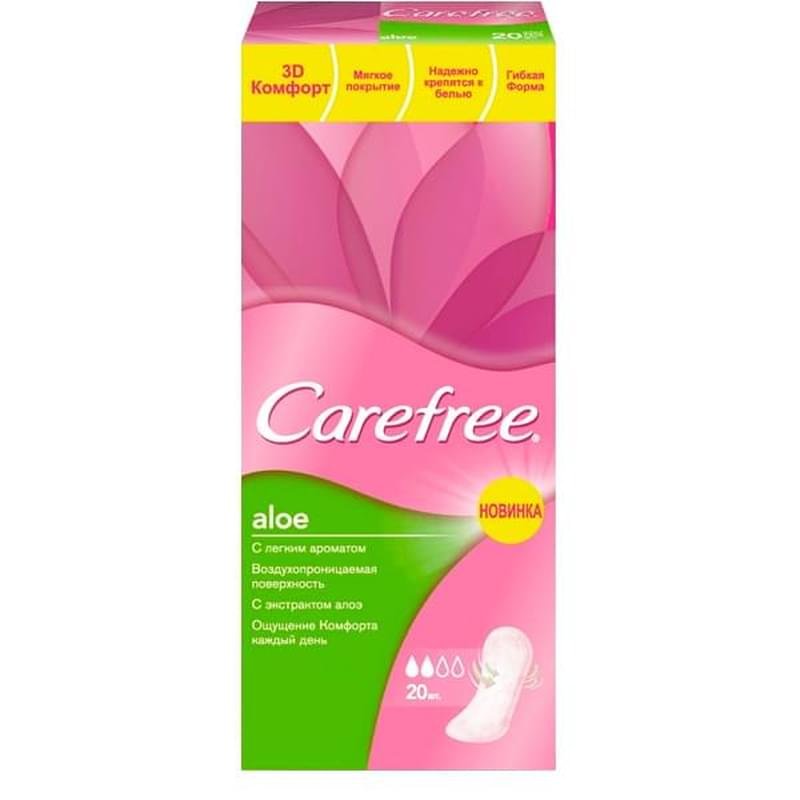 Салфетки (прокладки) воздухопроницаемые Aloe Carefree 20 шт - купить по ...