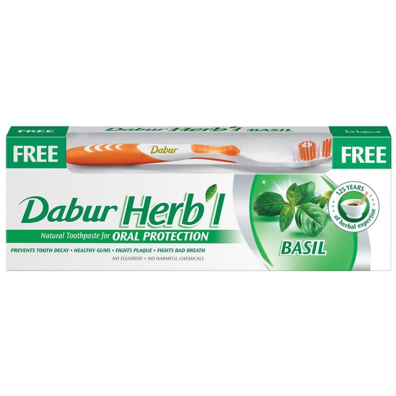 Зубная Паста С Базиликом Dabur Herbal Tooth Paste - Basil - 150 Г ...