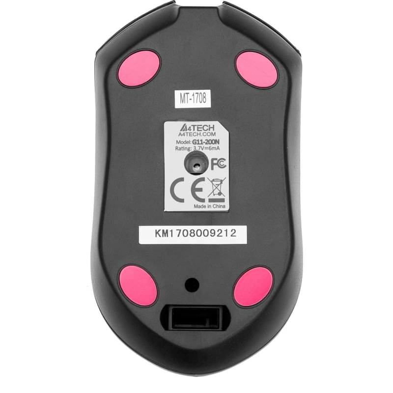 Мышка беспроводная USB A4Tech G11-200N Black - фото #5