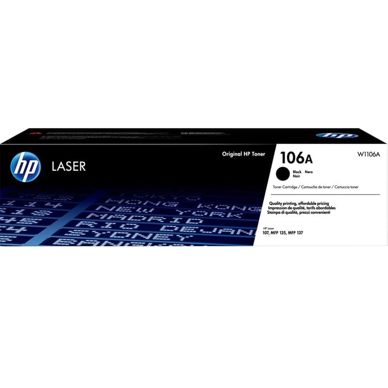 Картридж HP 106A Black (Для 107a/107r/135a/135r/135w/137fnw) (W1106A) - фото #2