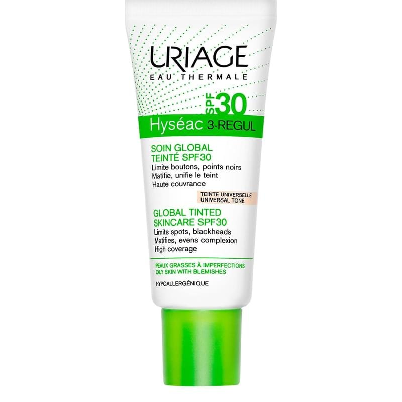 Универсальный уход для жирной кожи с тональным эффектом SPF 30 Исеак 3 ...