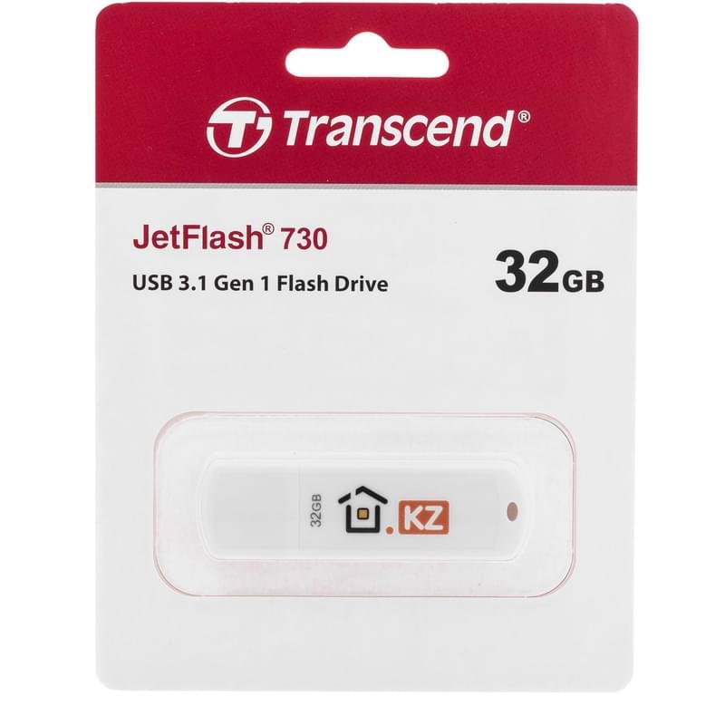 USB 32GB Transcend JetFlash 730 TD Logo флэш-жинақтауышы (TS32GJF730-TD) - фото #1