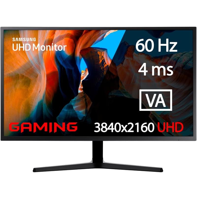 Монитор Игровой 32" Samsung LU32J590UQIXCI 3840x2160 16:9 VA 60ГЦ (2HDMI+DP) Black - фото #0