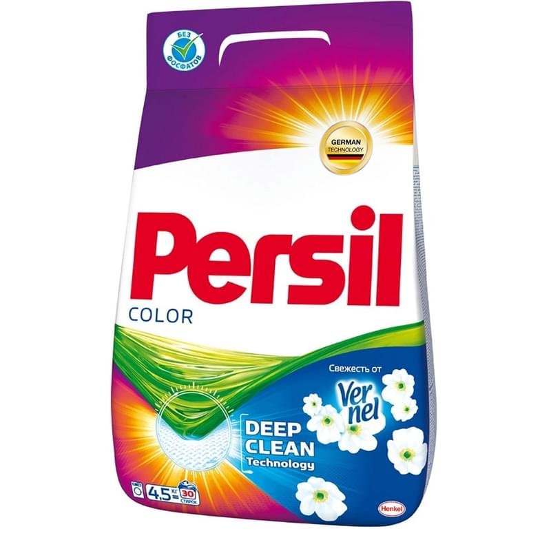 Стиральный порошок PERSIL color свежесть от Vernel 4,5кг - фото #0