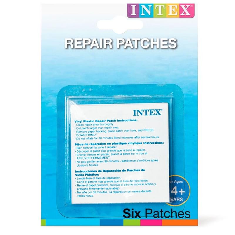 Набор для ремонта надувных изделий Intex 59631NP (в упаковке 6 шт заплаток) - фото #0