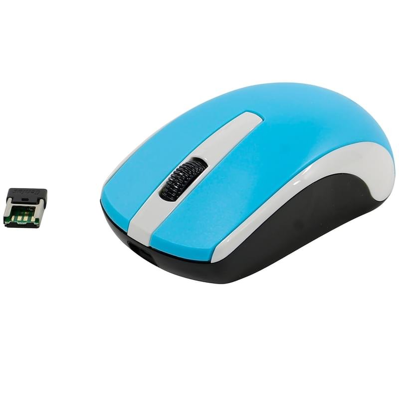 Мышка беспроводная USB Genius ECO-8100, Blue - фото #1