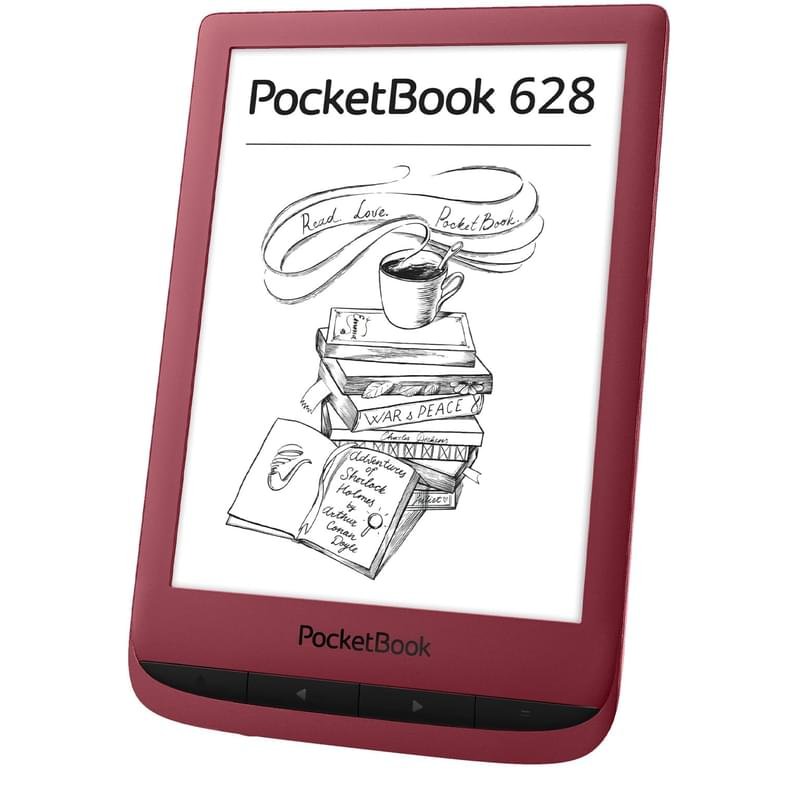 Электронная книга 6" PocketBook 628 Touch Lux 5 Ruby Red (PB628-R-CIS) - фото #2