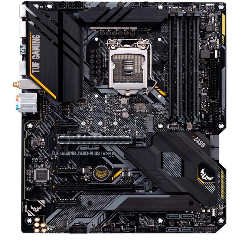 Материнская плата ASUS TUF GAMING Z490-PLUS (WI-FI) LGA1200 4DDR4 PCI-E ...