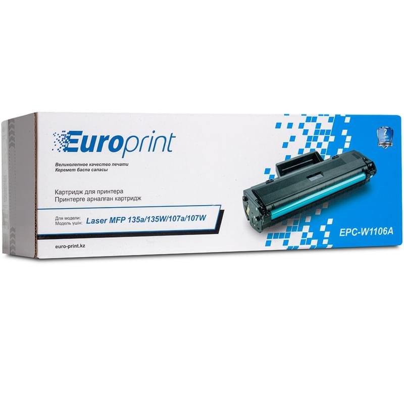 Картридж Europrint EPC-W1106A Black (Для HP 135a/135W/107a/107W) - фото #0