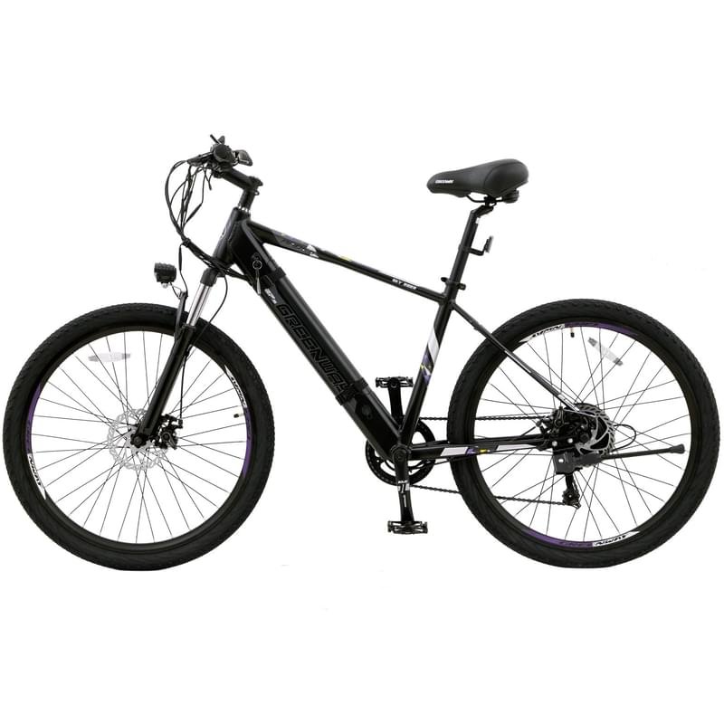 Greenway 350W электрлі велосипеді, 36V/10.40AH LG, 27,5" Black (27DT033) - фото #1