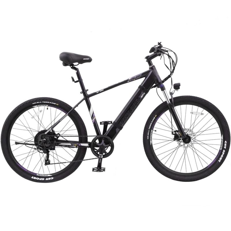 Greenway 350W электрлі велосипеді, 36V/10.40AH LG, 27,5" Black (27DT033) - фото #0