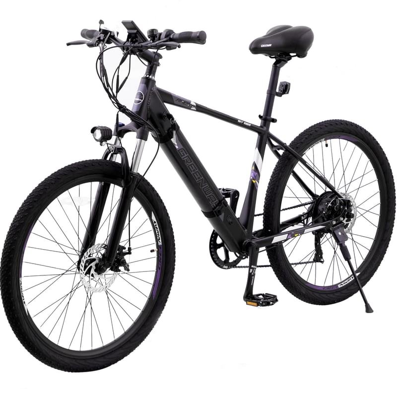 Greenway 350W электрлі велосипеді, 36V/10.40AH LG, 27,5" Black (27DT033) - фото #2