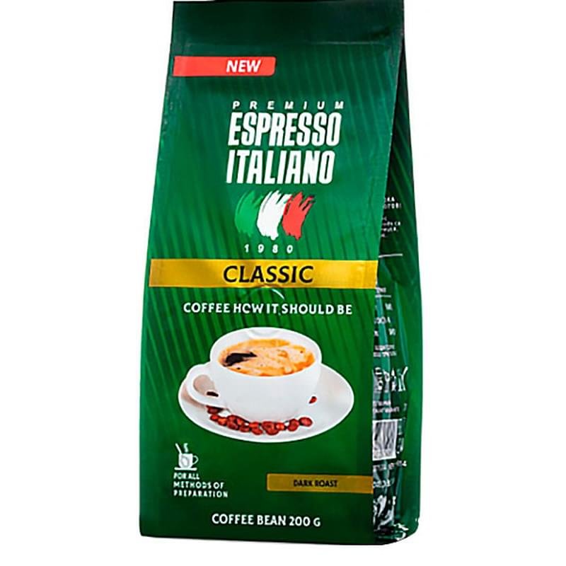 Кофе Espresso Italiano Classic зерно 200 г - фото #0