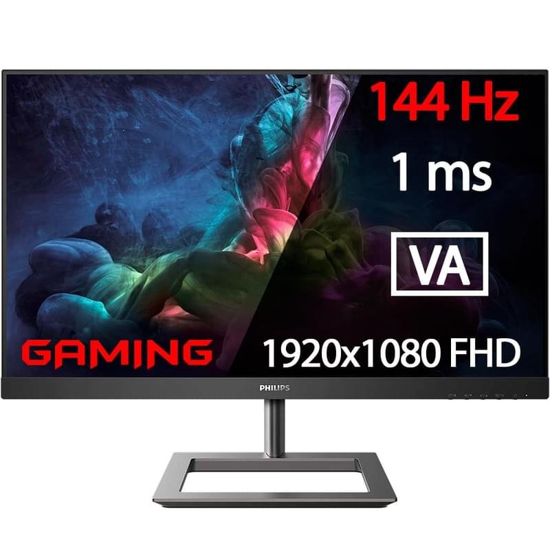 Монитор 24" Philips 242E1GAJ/01 1920x1080 16:9 VA 144ГЦ (HDMI+DP) Black ...