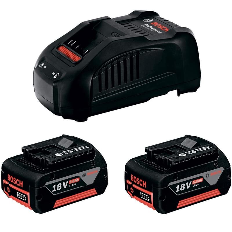 Зарядное устройство аккумуляторное Bosch GAL 1880 + 2 акк GBA 18V 5.0Ah ...