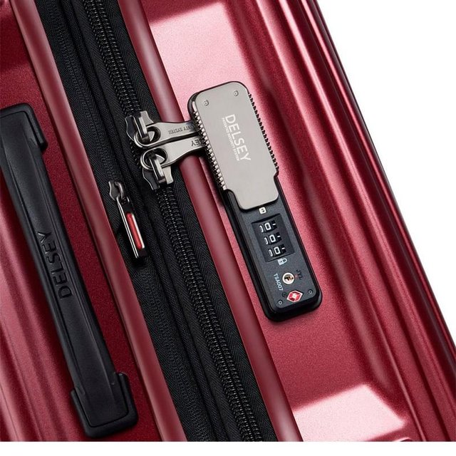 Чемодан Delsey SECURITIME ZIP 68cm, 85L, RED (217381104) - фото #7
