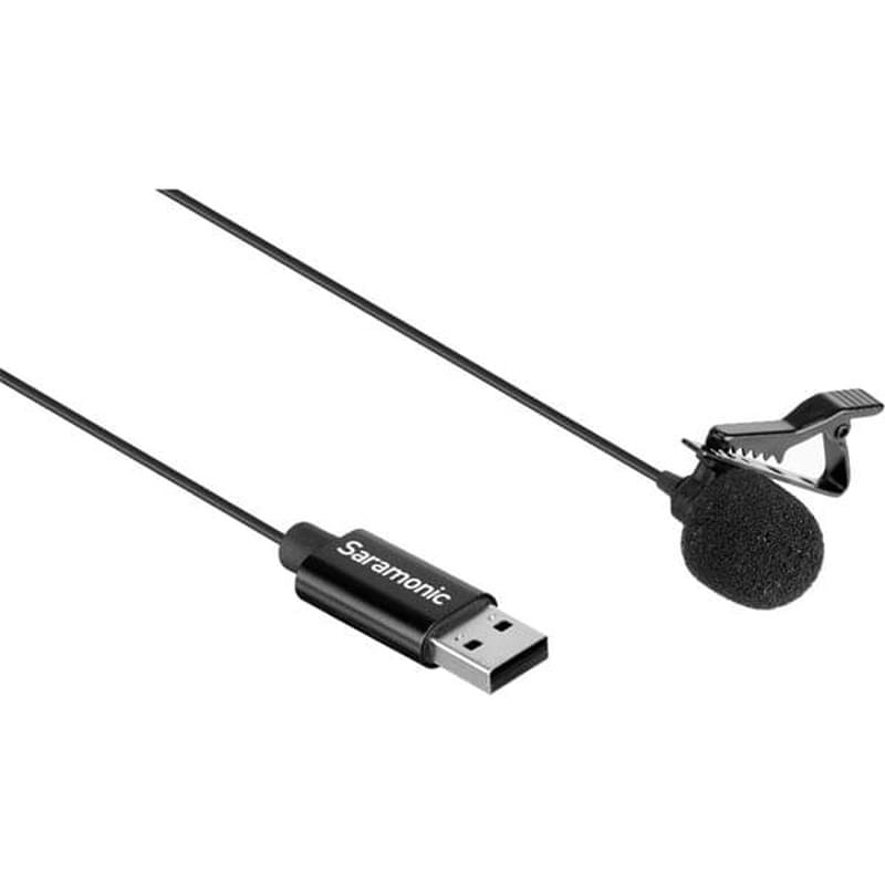 Микрофон петличный Saramonic SR-ULM10L с кабелем 6м для компьютеров, USB - фото #3