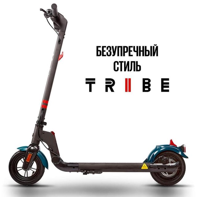 Электросамокат TRIBE HIMBA PRO 25 км/ч, до 120 кг, 25 км, Черный - фото #1