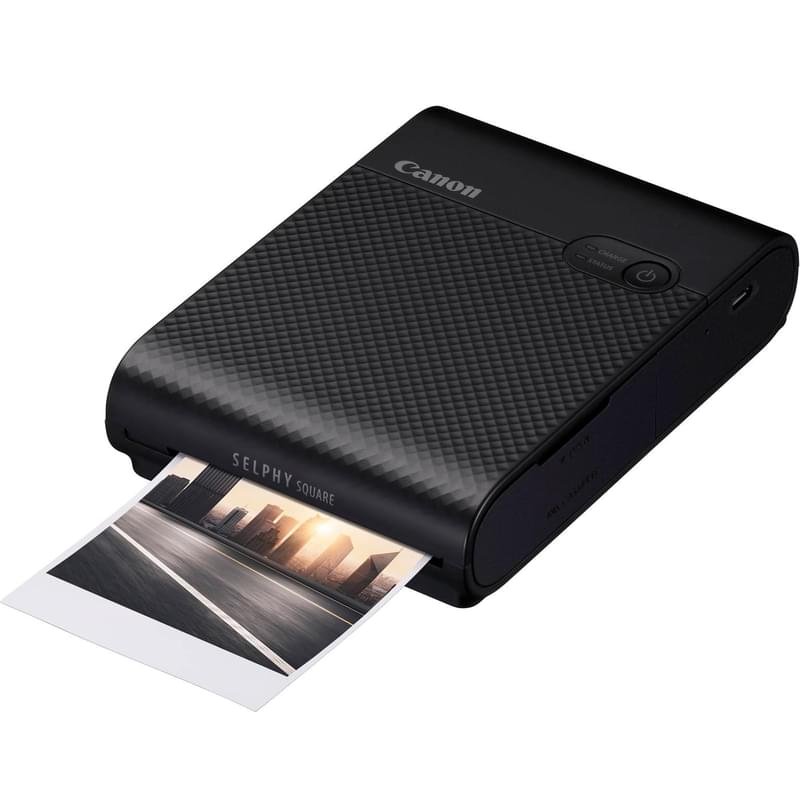 Принтер моментальной печати фото для смартфонов Canon Selphy Square QX10 Black (4107C003) - фото #0
