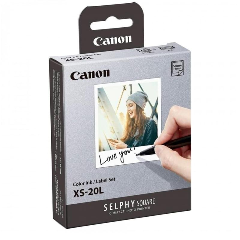 Фотобумага + картридж Canon XS-20L 20 листов (для Selphy SQ) - фото #0