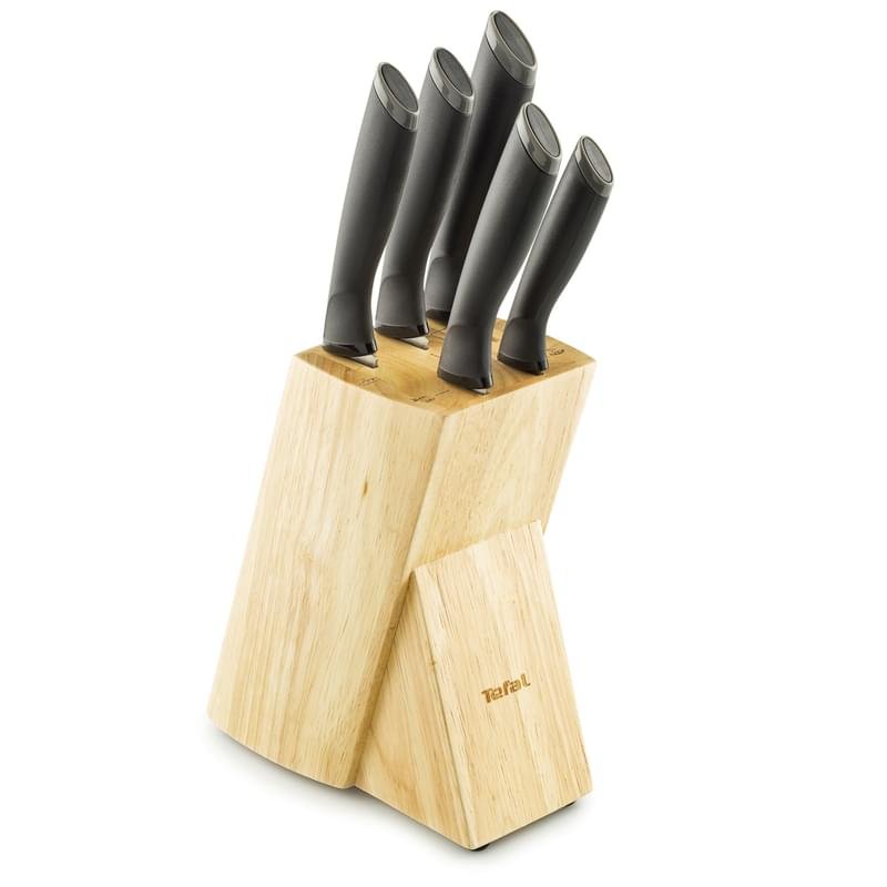 Набор ножей в деревянном блоке 6пр Comfort Tefal K221SA04 - фото #0
