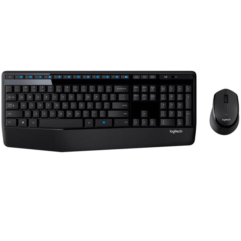 Клавиатура + Мышка беспроводные USB/BT Logitech MK345, Black - фото #0
