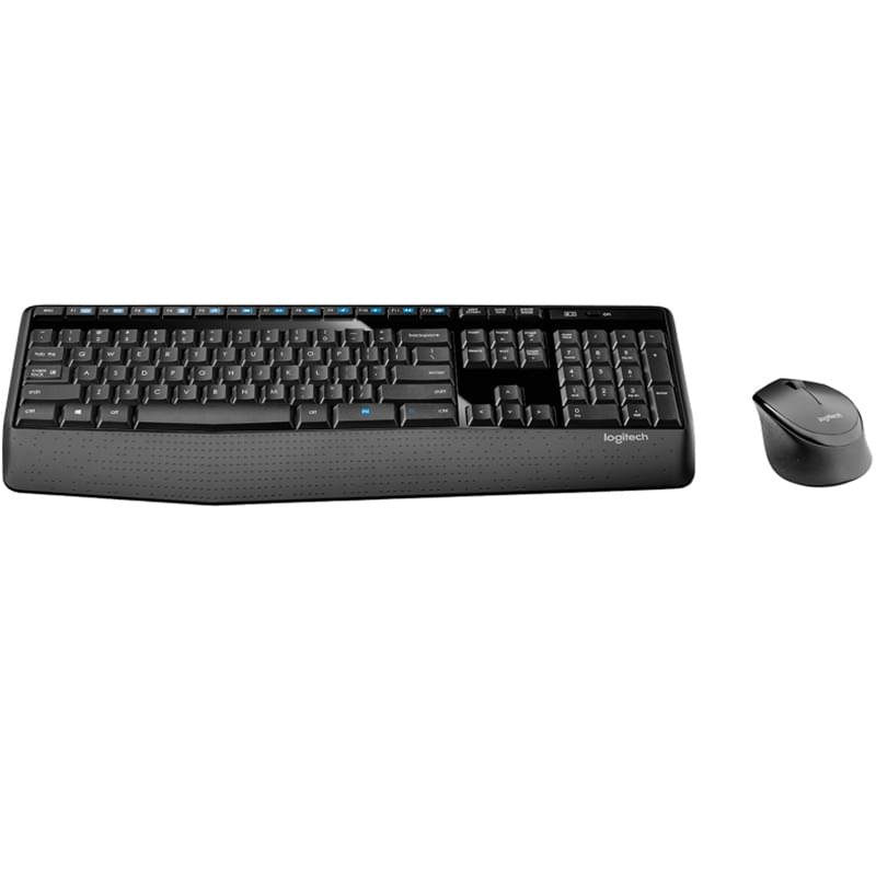 Клавиатура + Мышка беспроводные USB/BT Logitech MK345, Black - фото #1